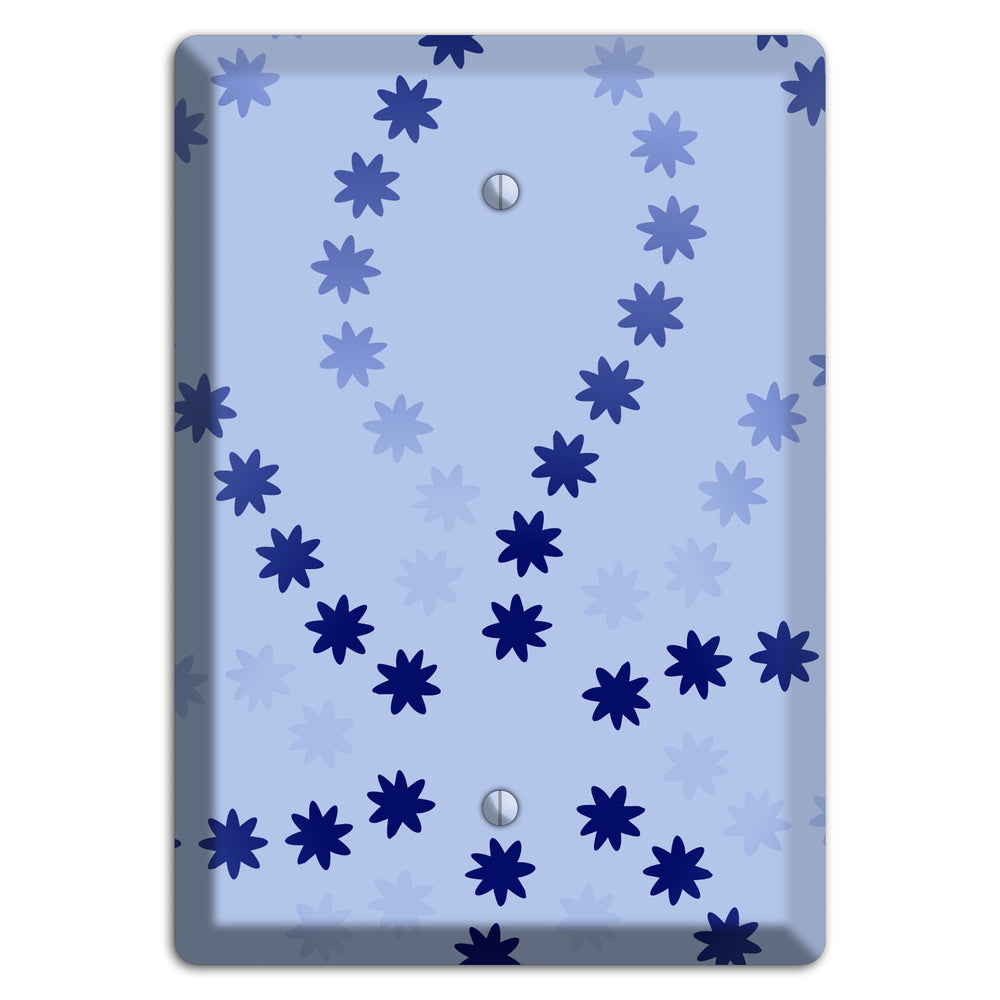 Periwinkle with Blue Constellation Blank Wallplate
