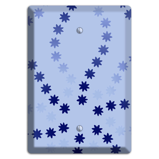 Periwinkle with Blue Constellation Blank Wallplate