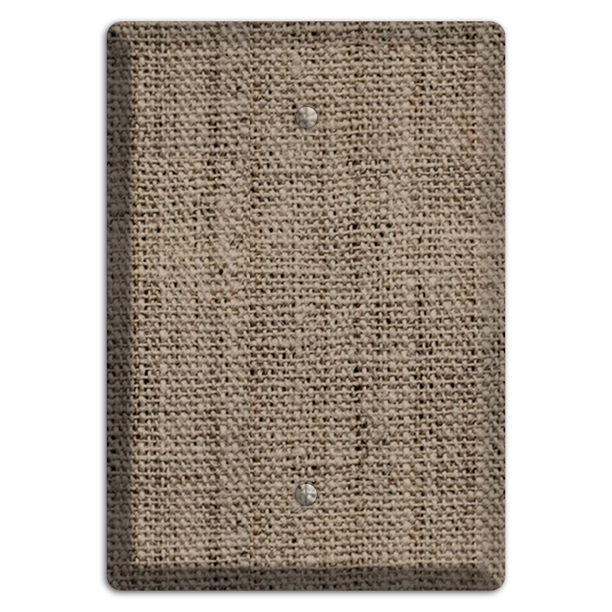 Sand Dune Burlap Blank Wallplate