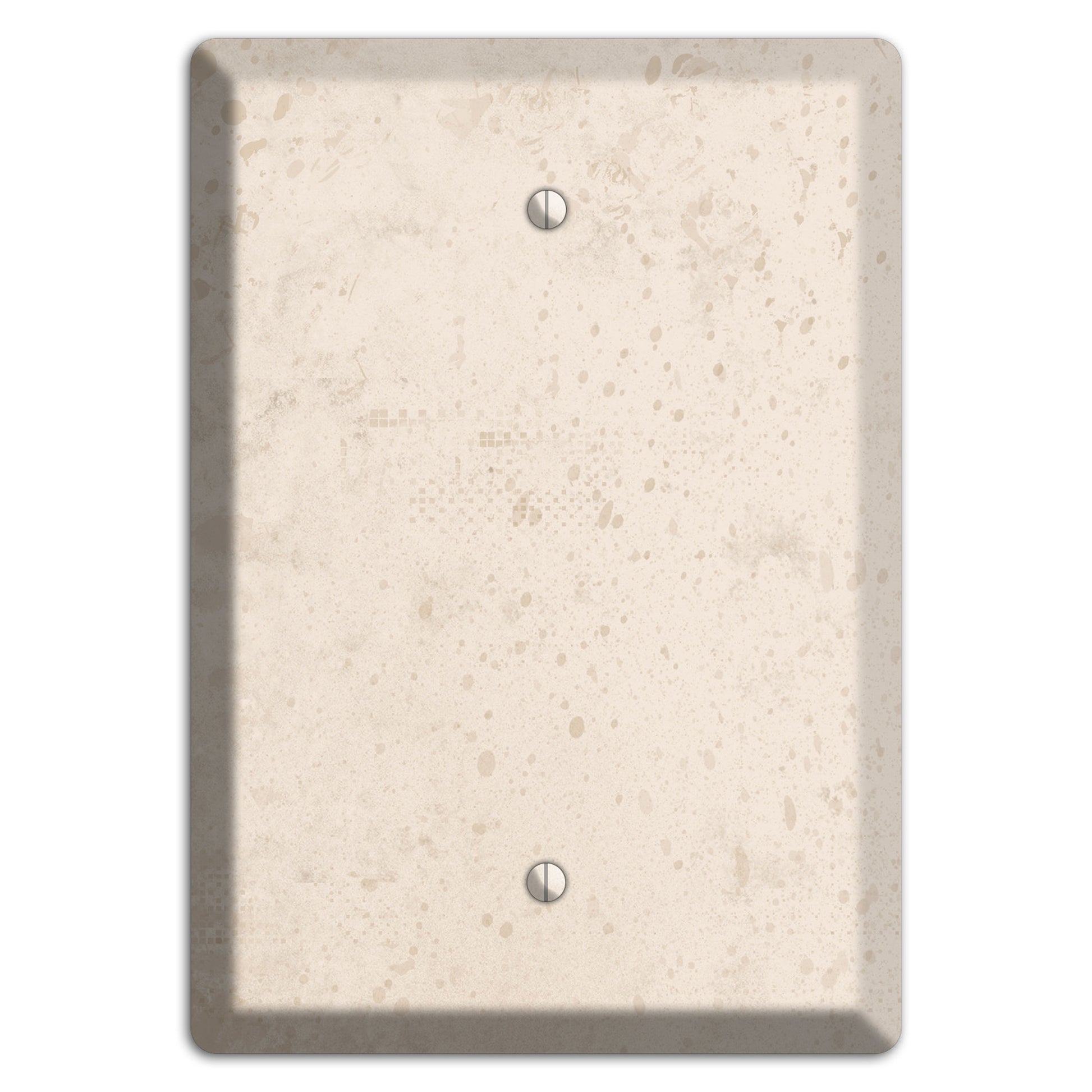 Bone Neutral Texture Blank Wallplate