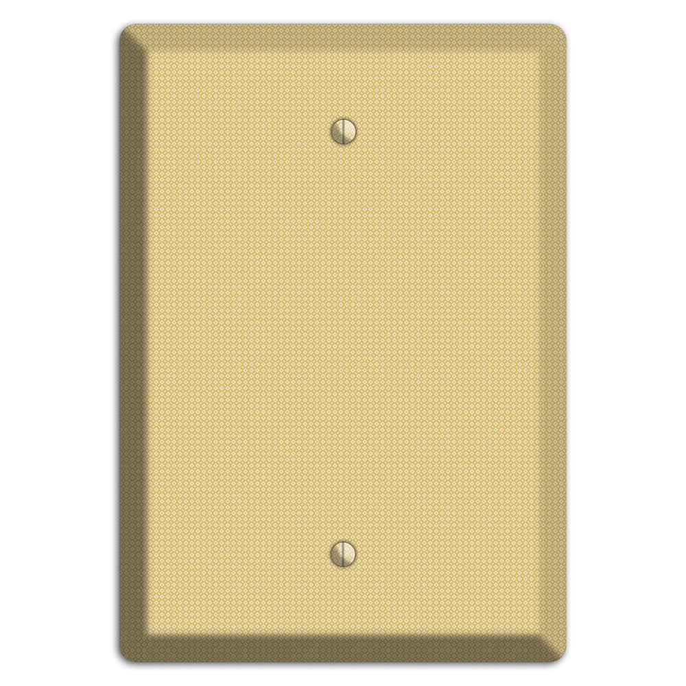 Khaki Weave Blank Wallplate