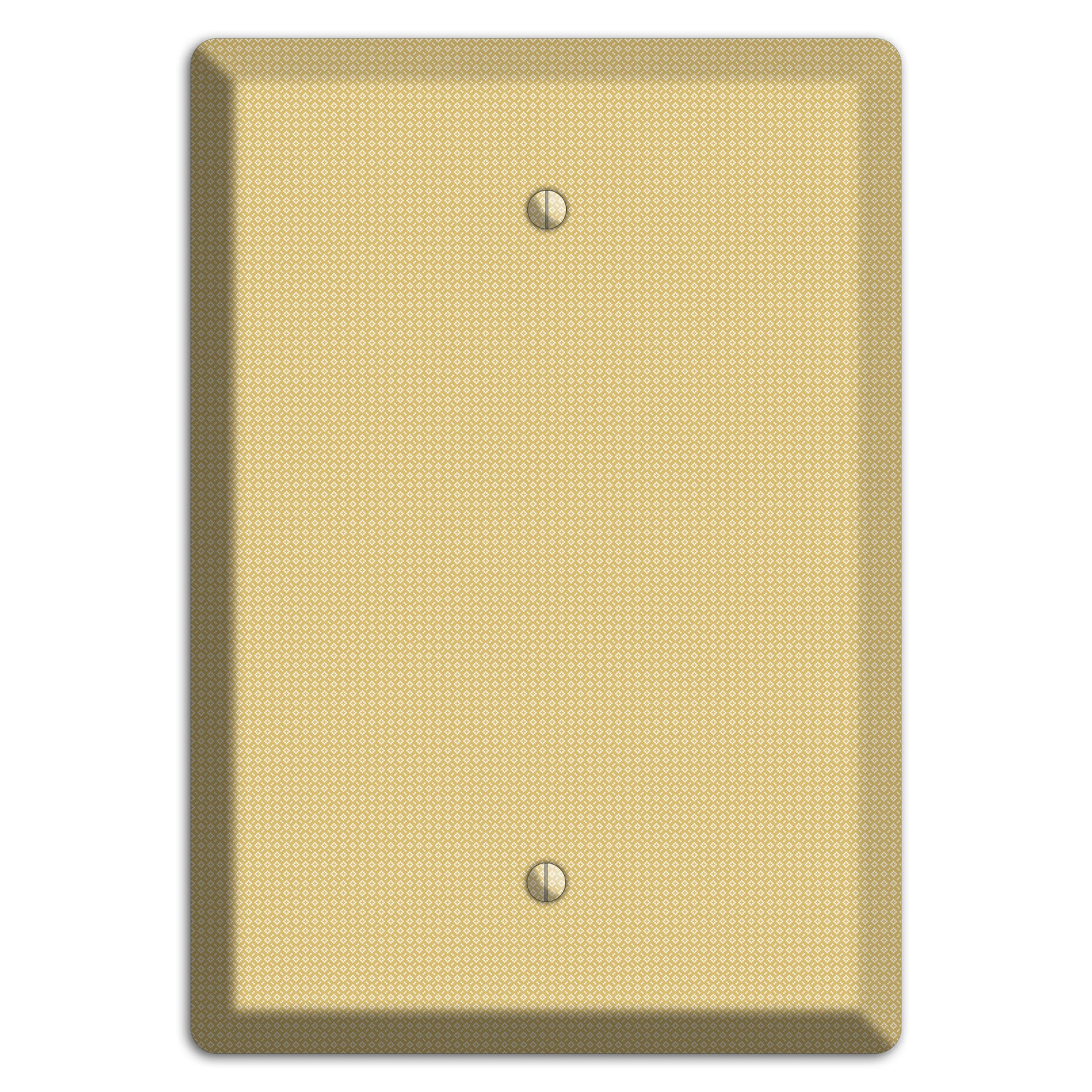 Khaki Weave Blank Wallplate