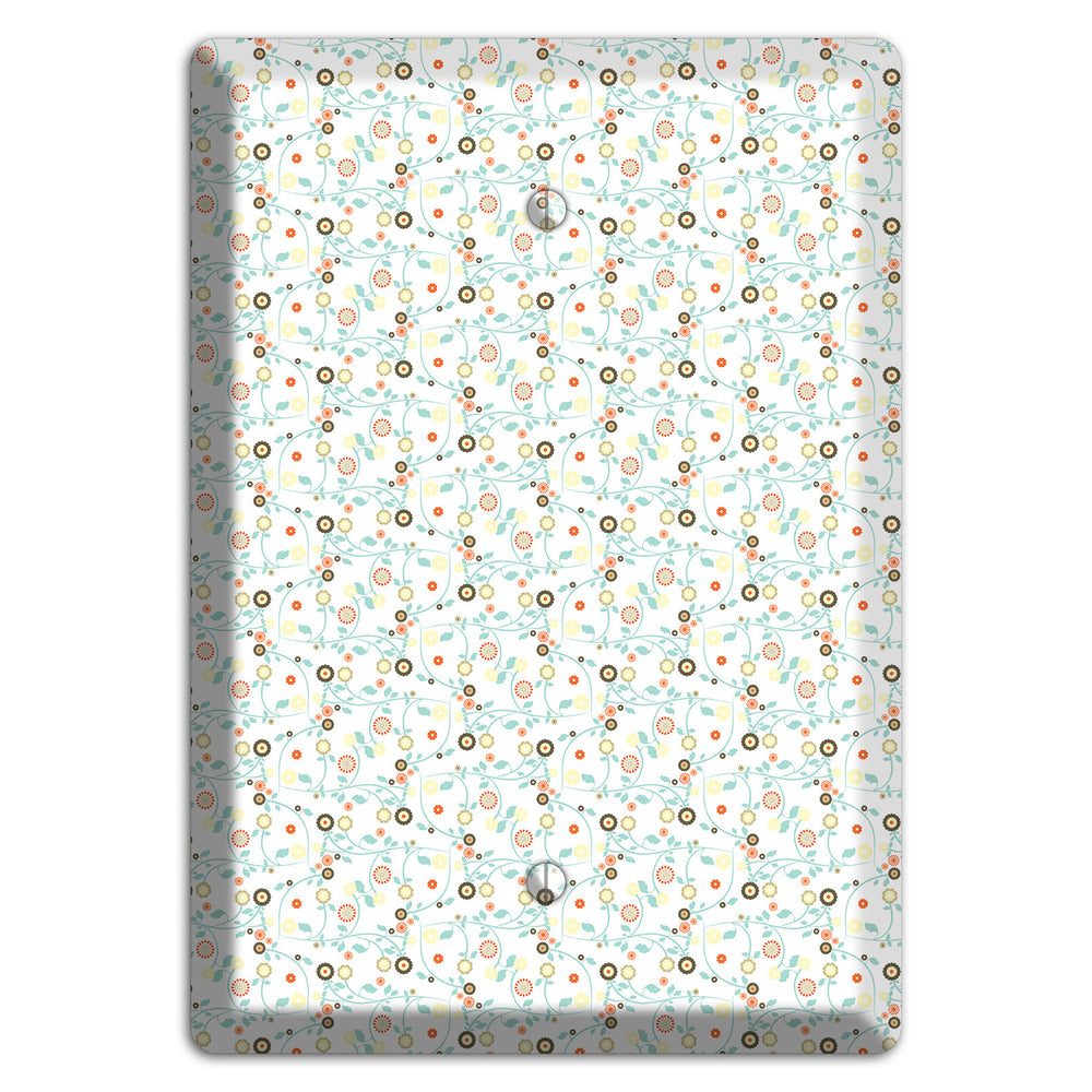 Small Cute Flowers Blank Wallplate