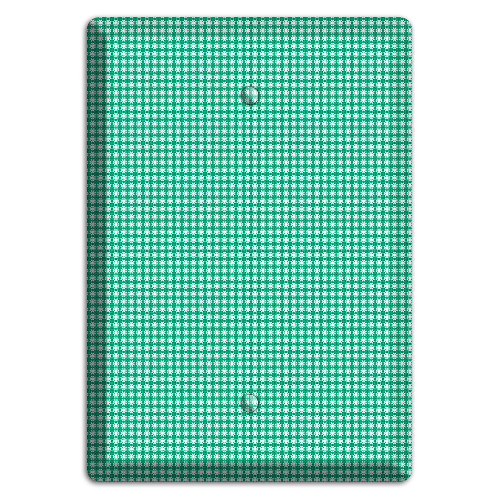 Jade Multi Tiled Geometric Blank Wallplate
