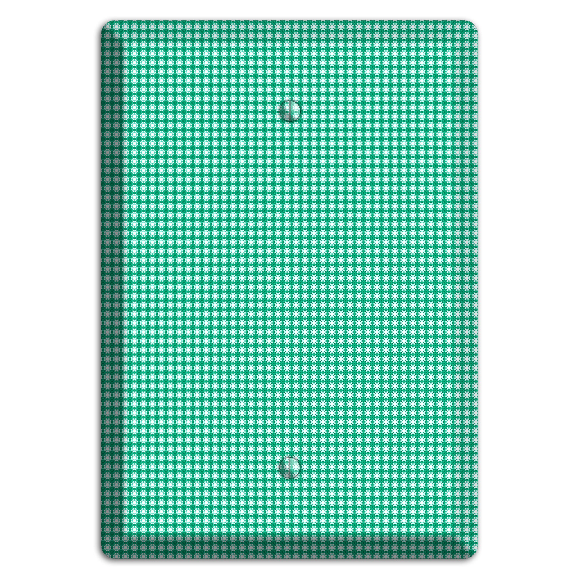 Jade Multi Tiled Geometric Blank Wallplate
