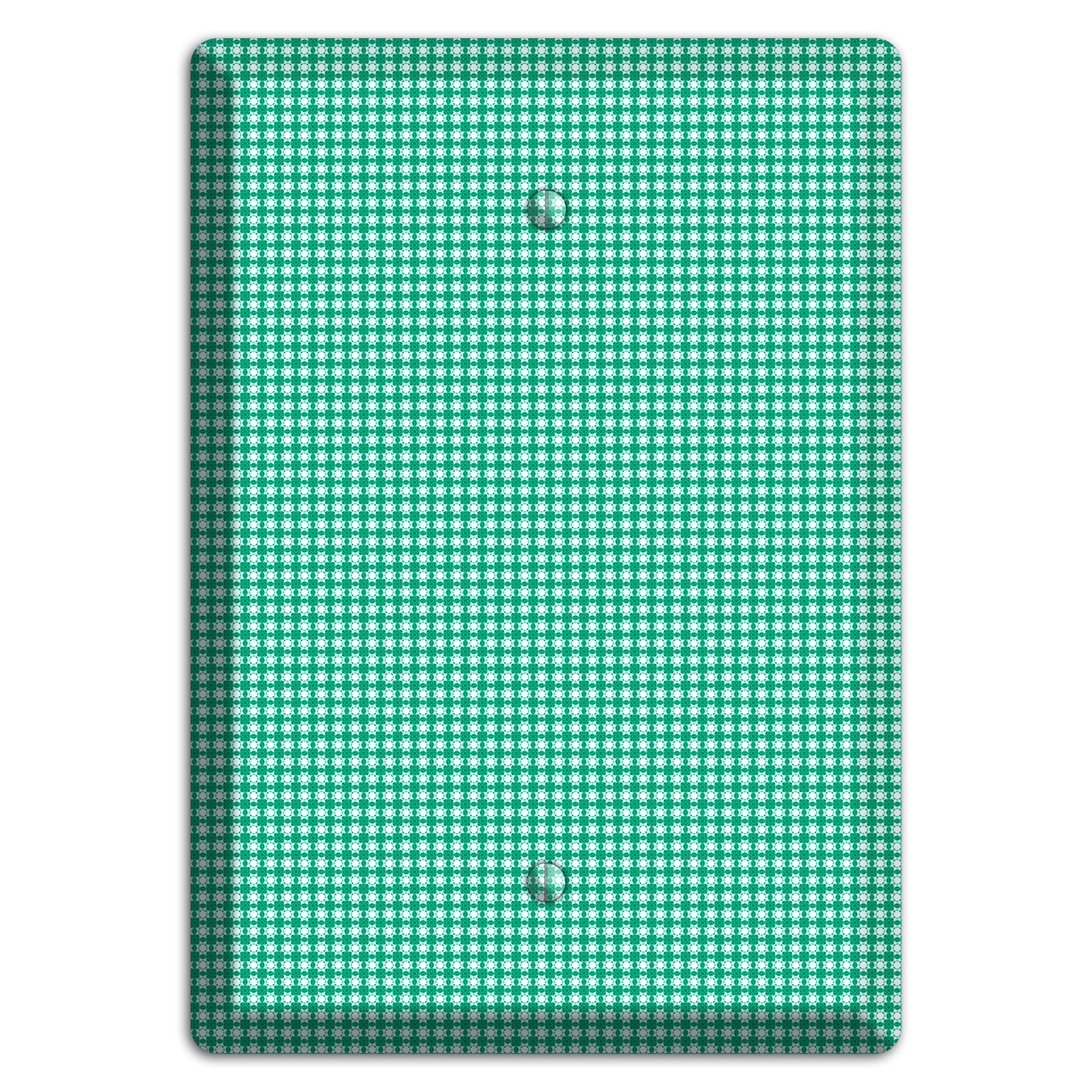 Jade Multi Tiled Geometric Blank Wallplate