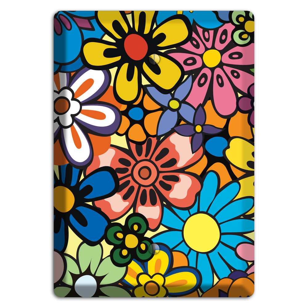 Flower Power Blank Wallplate