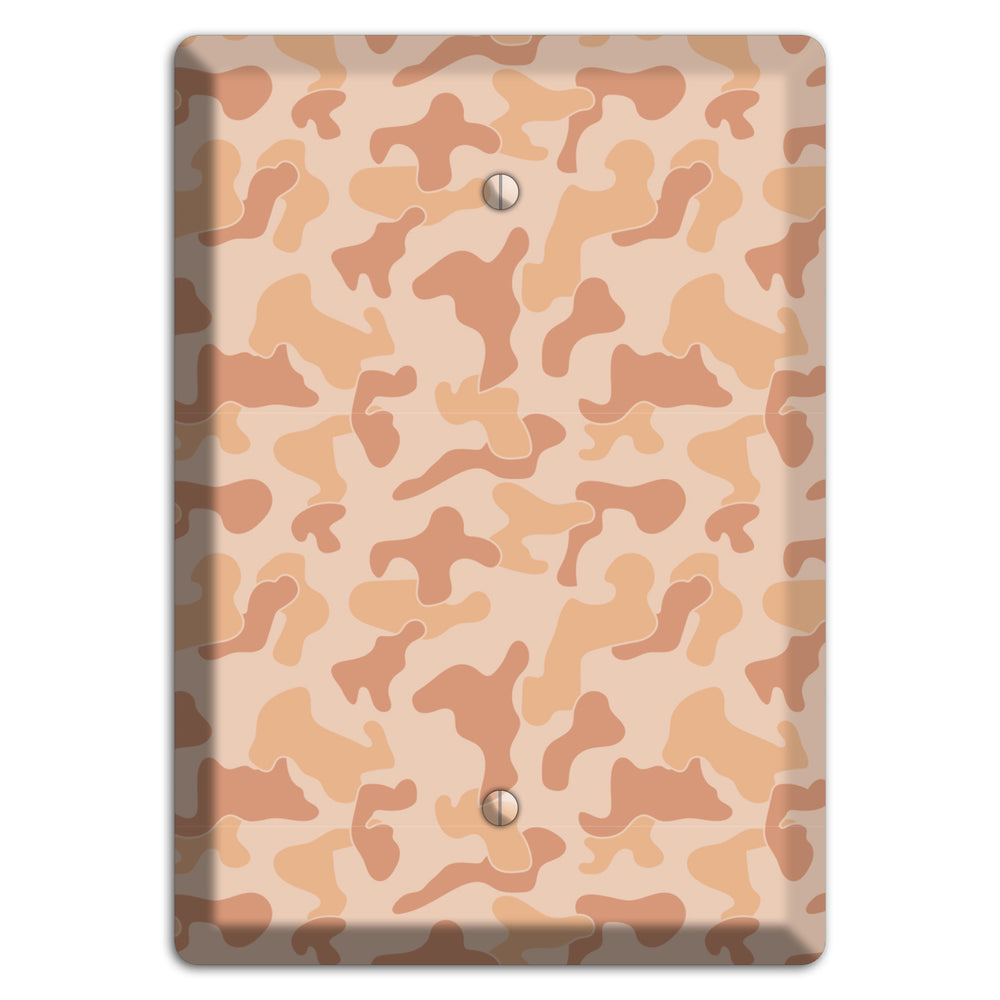 Beach Camo Blank Wallplate