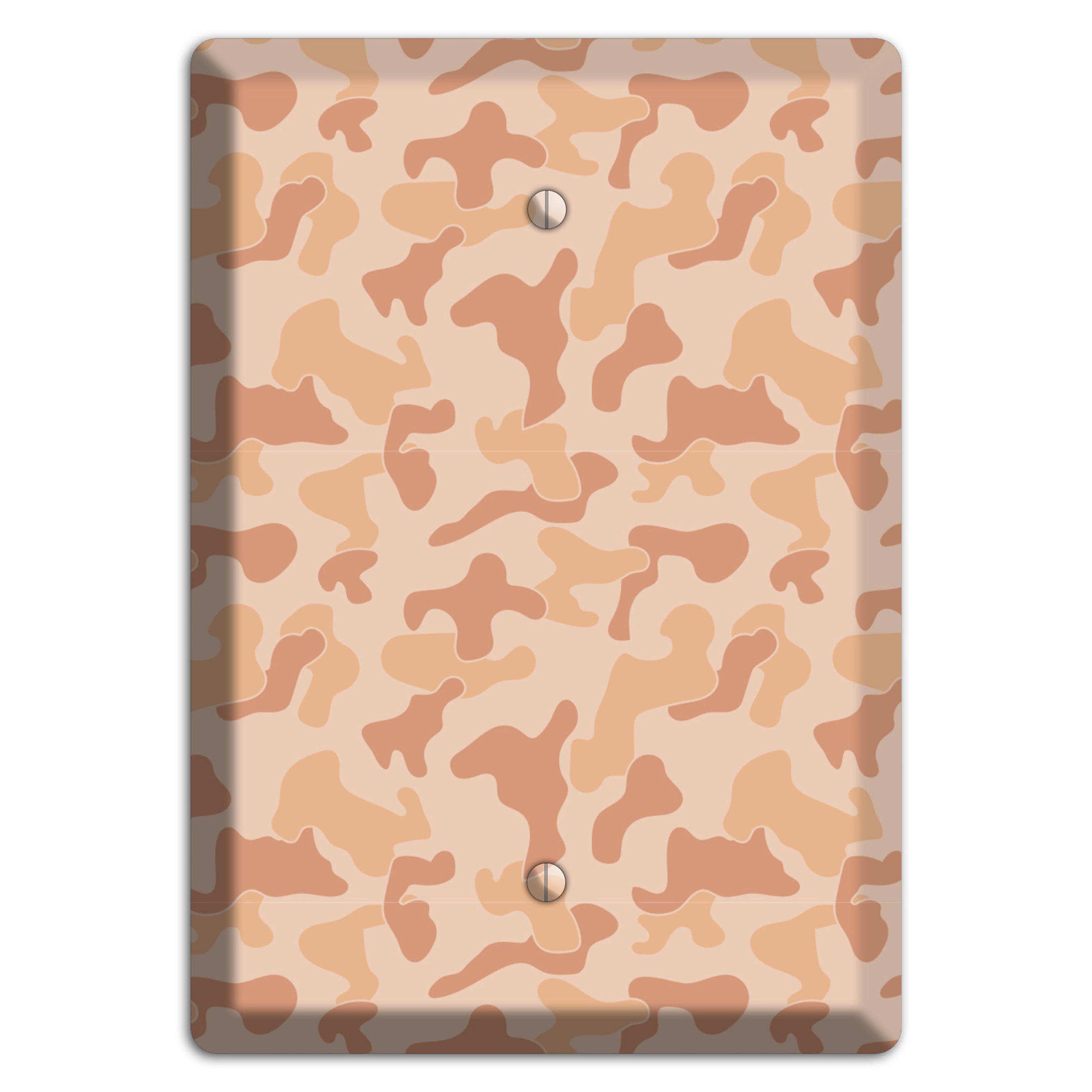 Beach Camo Blank Wallplate