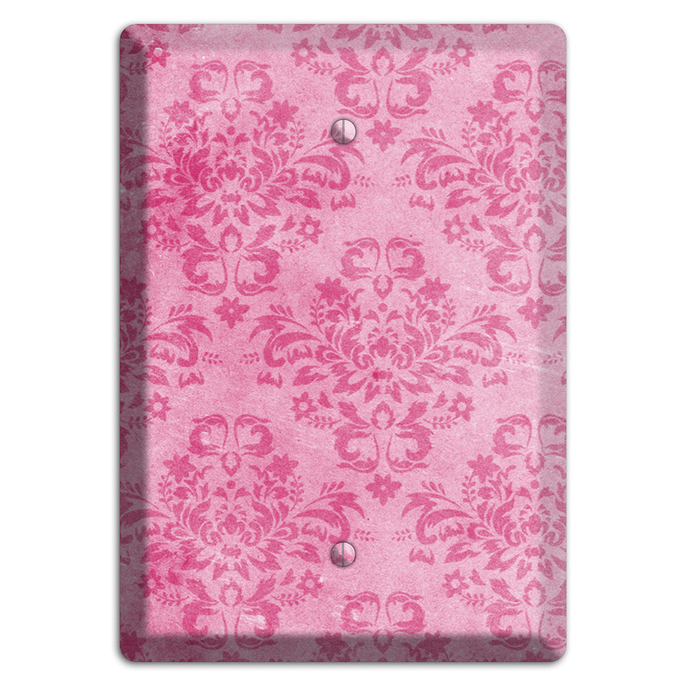 Beauty Bush Pink Texture Blank Wallplate