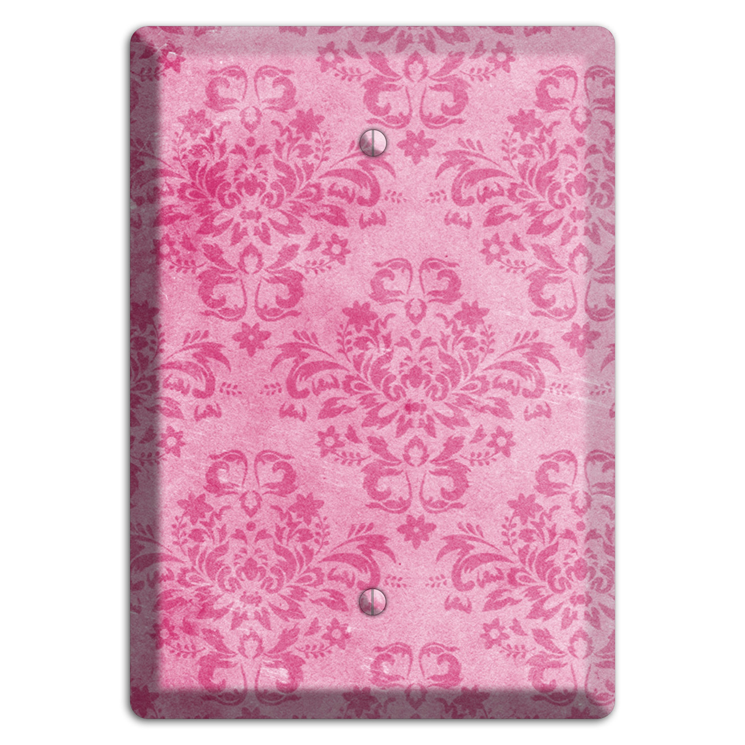 Beauty Bush Pink Texture Blank Wallplate