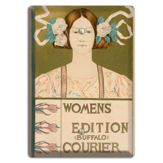 Women's Edition Courier Blank Wallplate