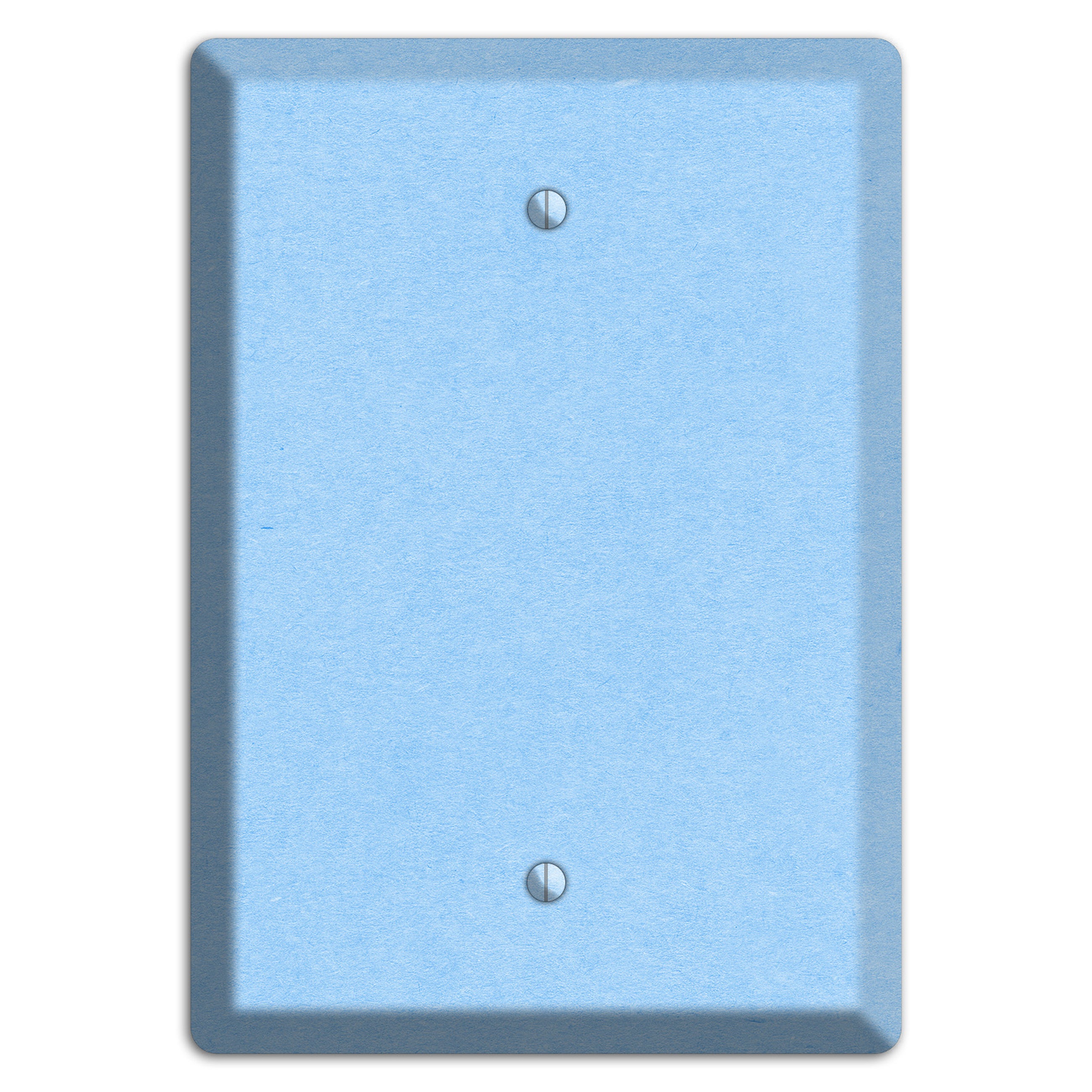 Light Sky Blue Kraft Blank Wallplate