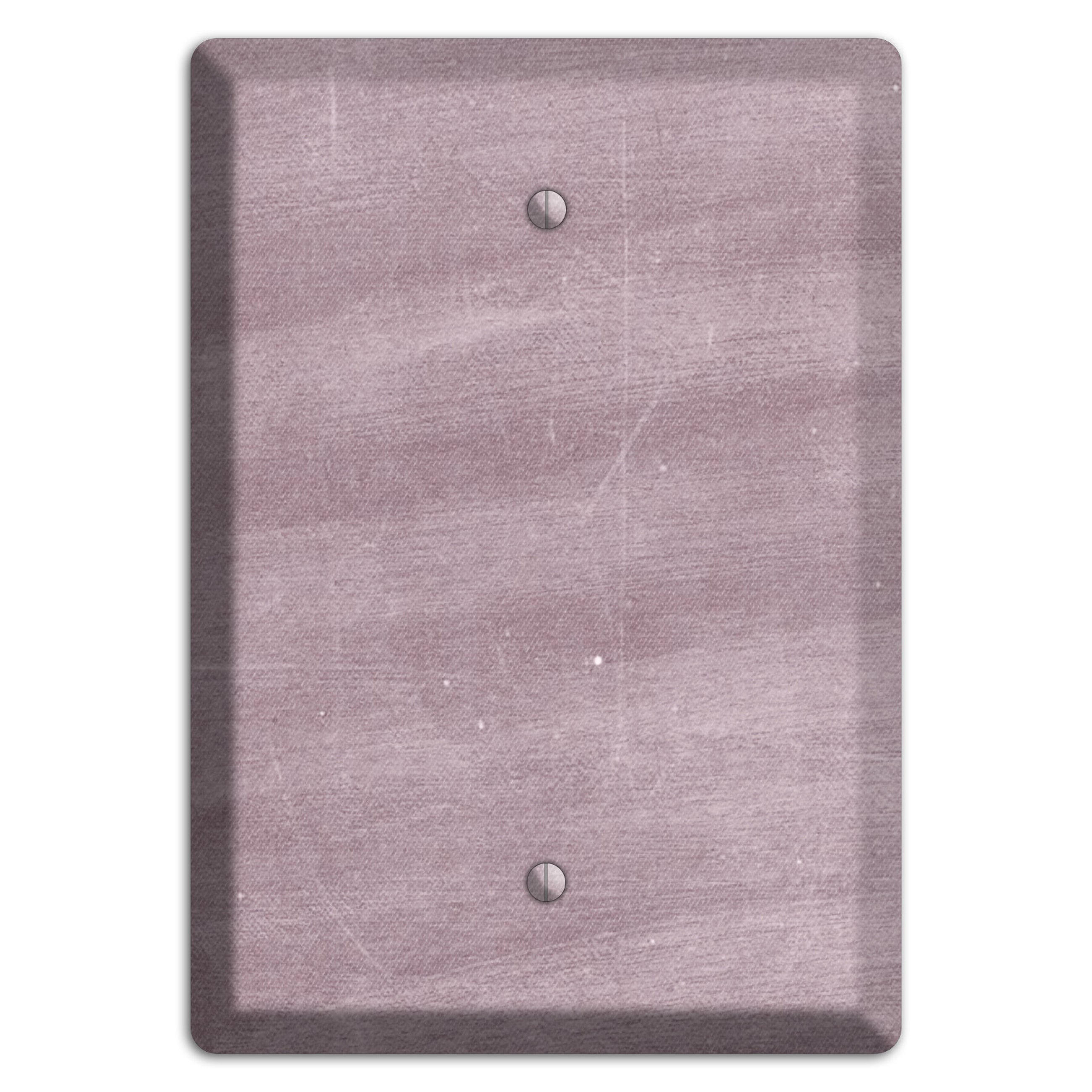 Chalk Light Maroon Blank Wallplate