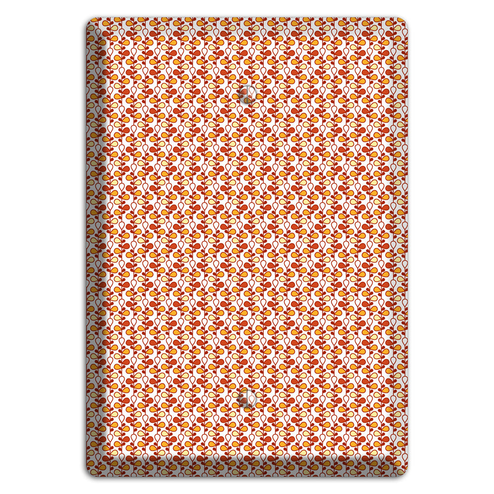 Tiny White Teardrop Vine Blank Wallplate