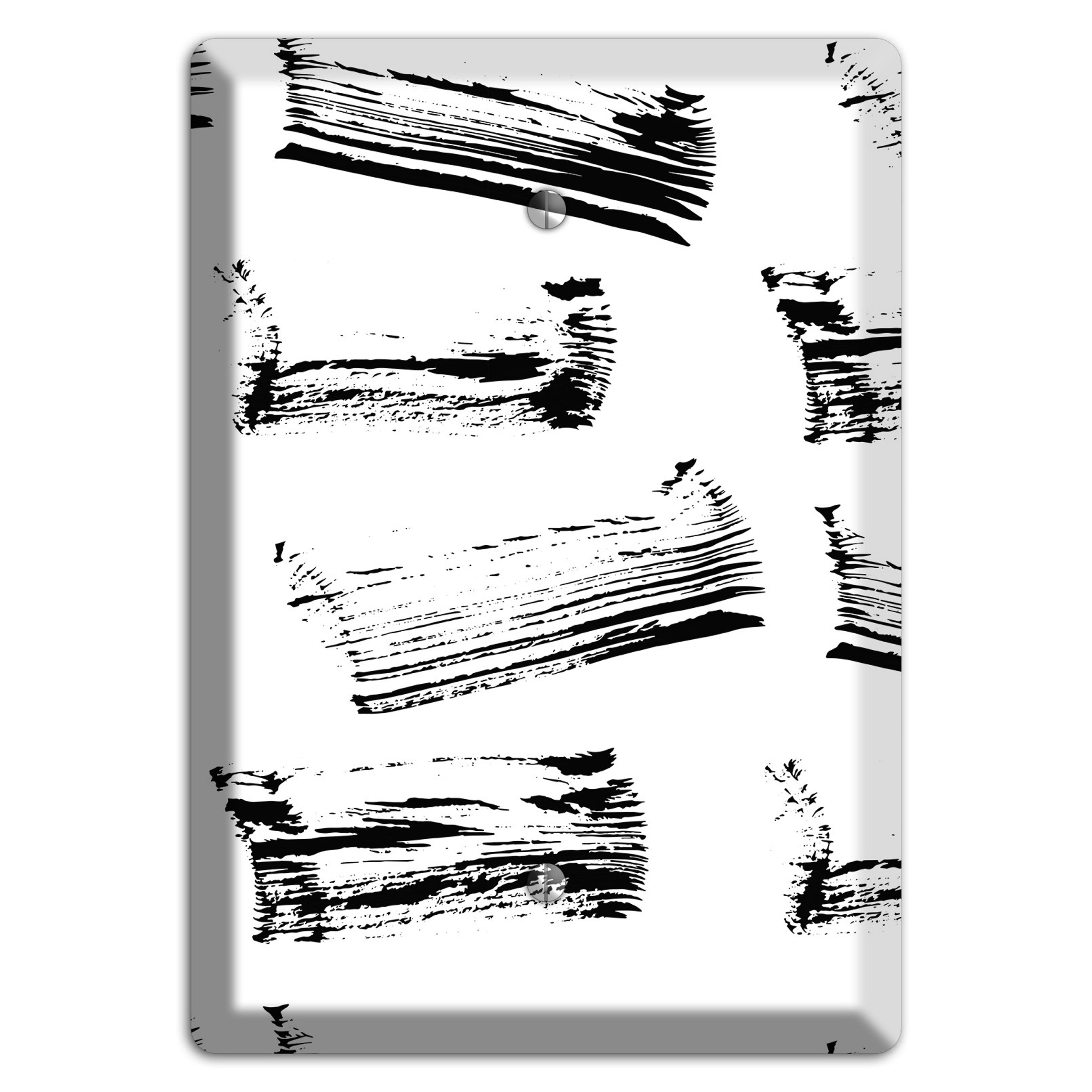 Ink Brushstrokes 1 Blank Wallplate