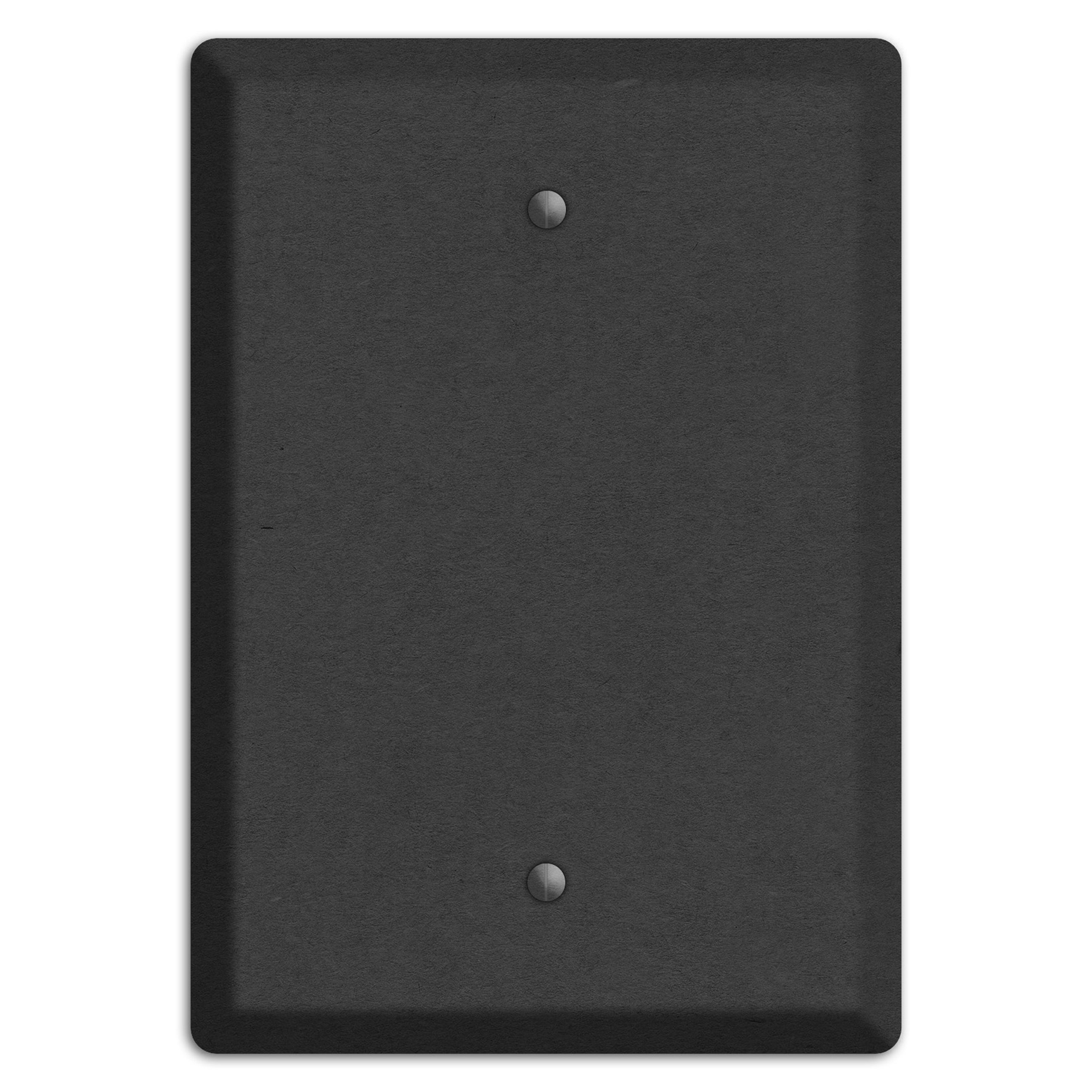 Charcoal Kraft Blank Wallplate