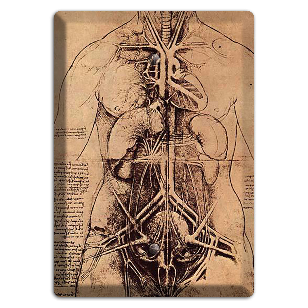 Da Vinci - Principle Organs Blank Wallplate