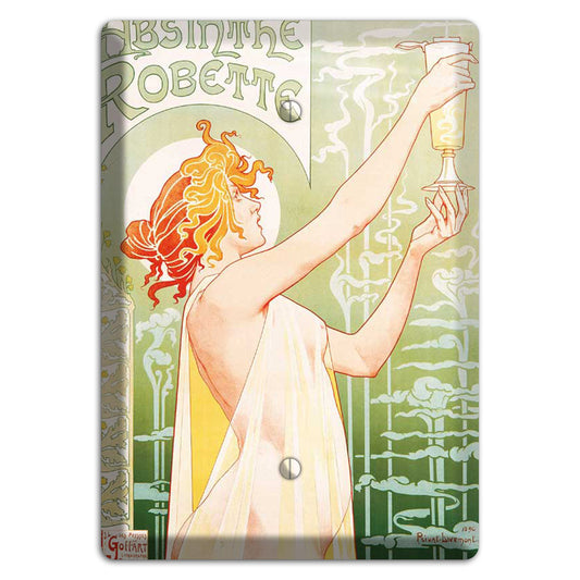Absinthe Robette Vintage Poster Blank Wallplate