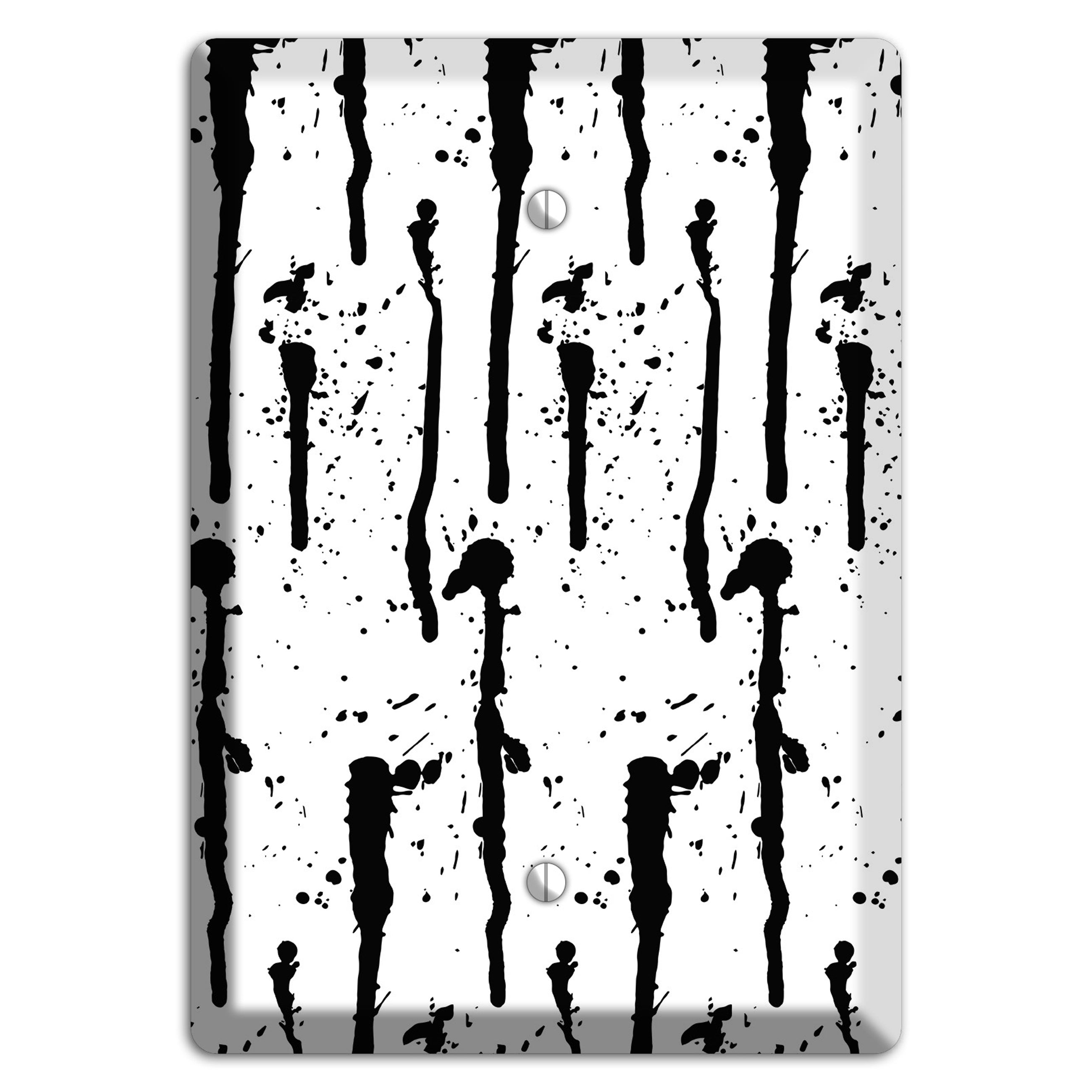Ink Drips 9 Blank Wallplate