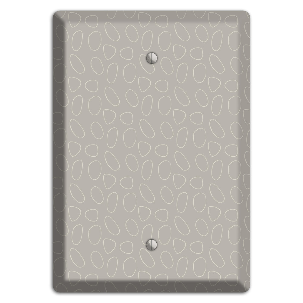 Simple Scandanavian Style E Blank Wallplate