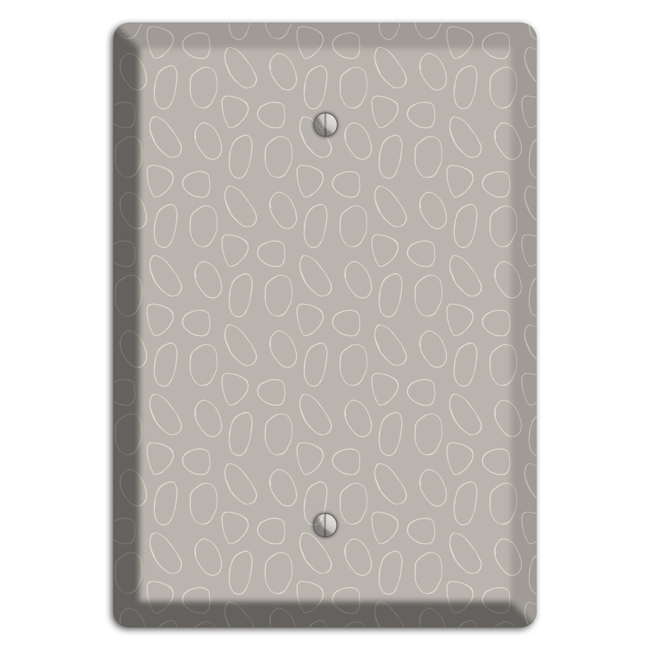 Simple Scandanavian Style E Blank Wallplate