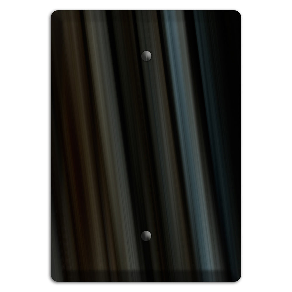 Black Ray of Light Blank Wallplate