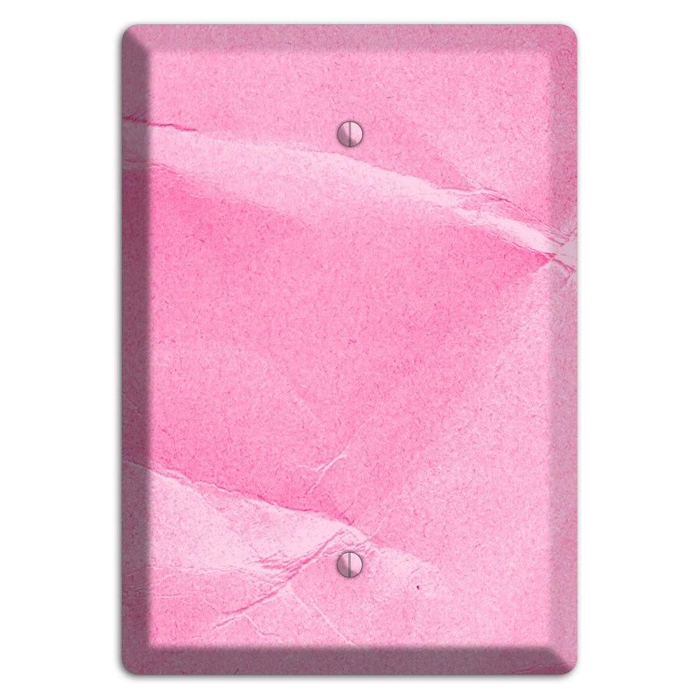 Carnation Pink Texture Blank Wallplate