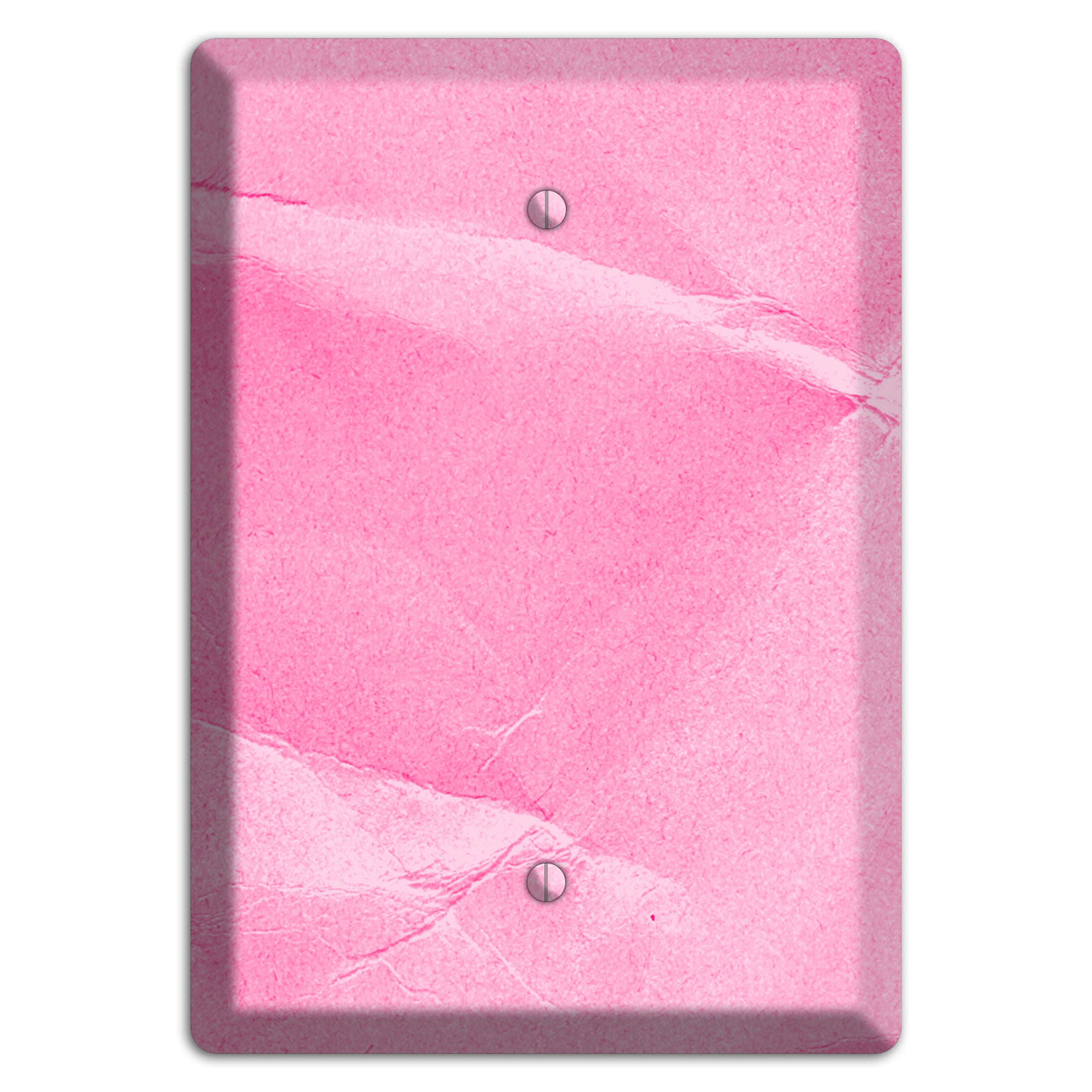Carnation Pink Texture Blank Wallplate