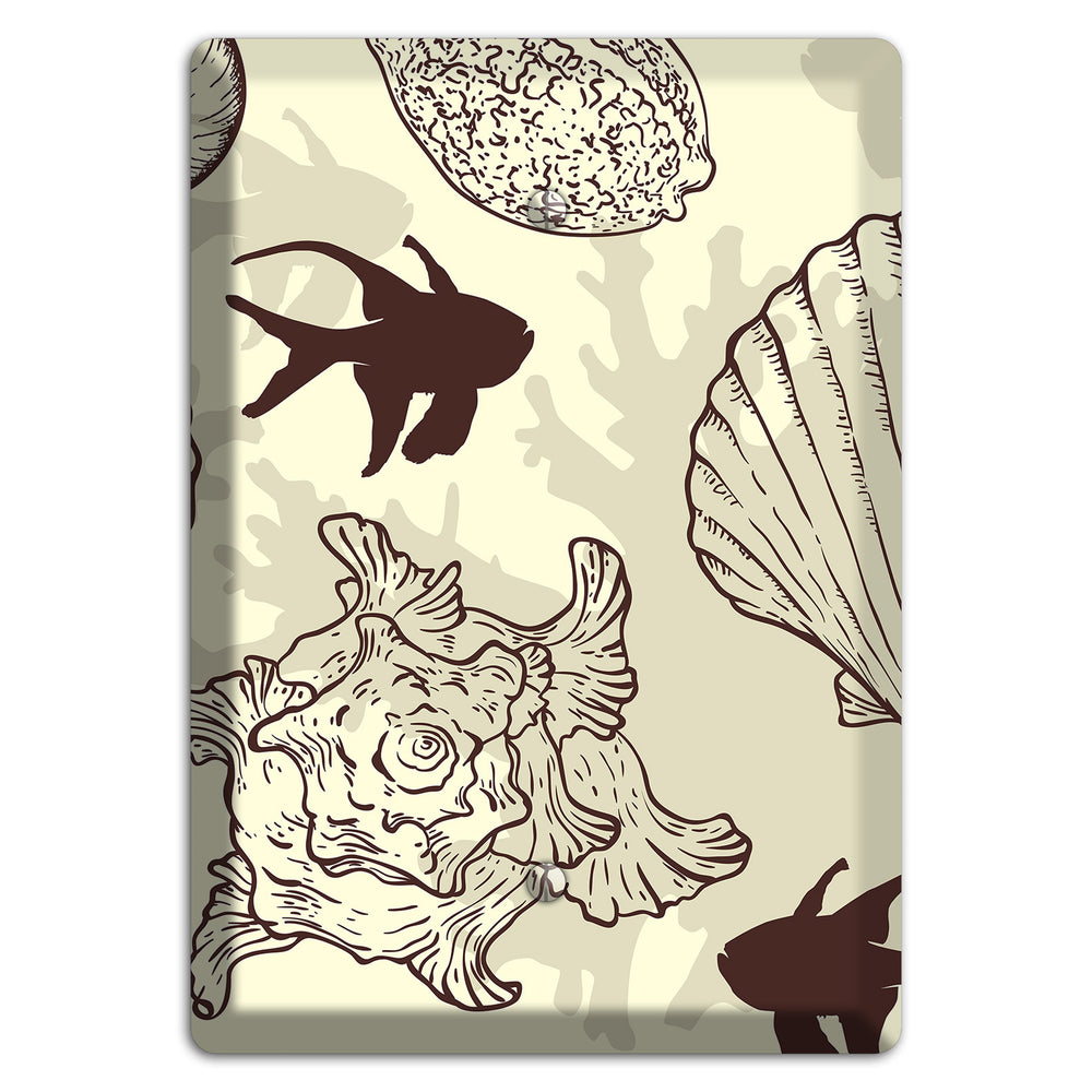 Shells 4 Blank Wallplate
