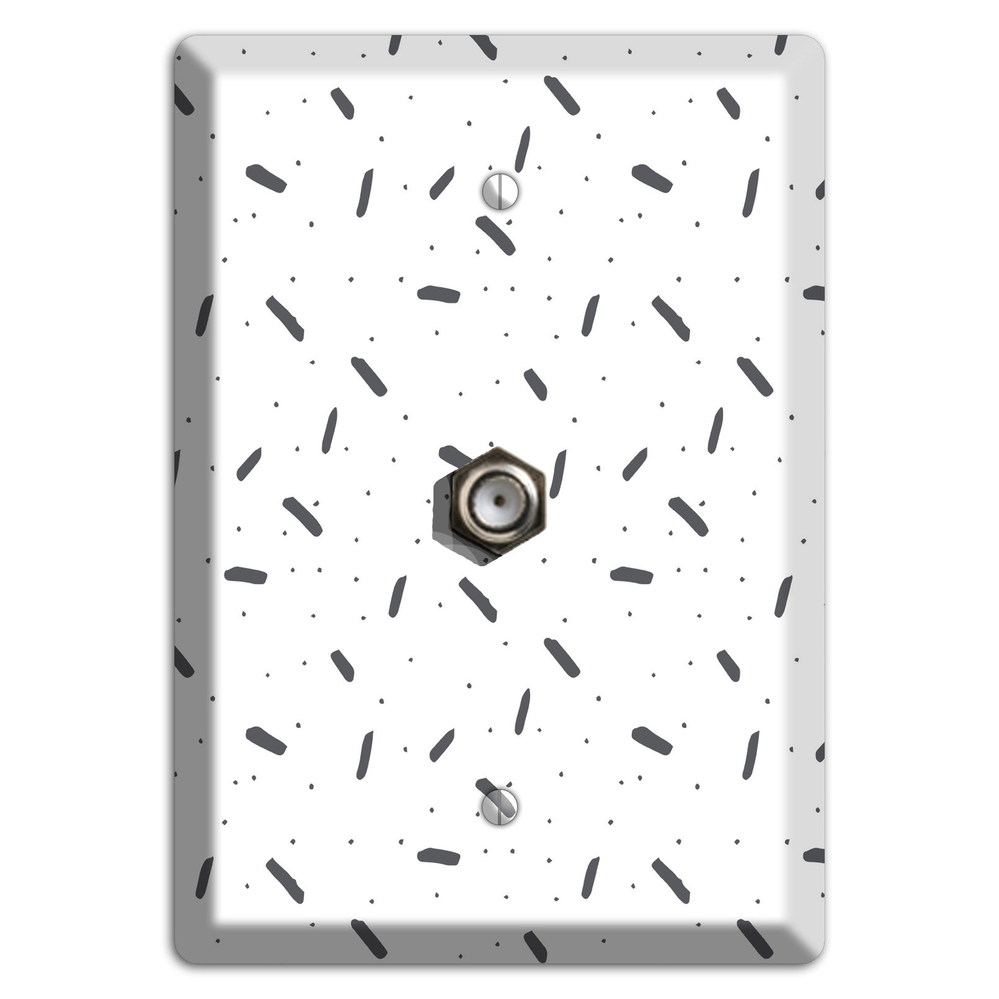 Abstract 13 Cable Wallplate