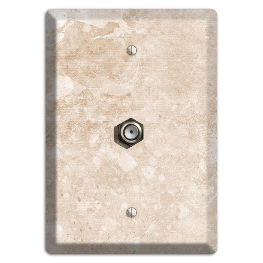 Logan Whimsical Damask Cable Wallplate