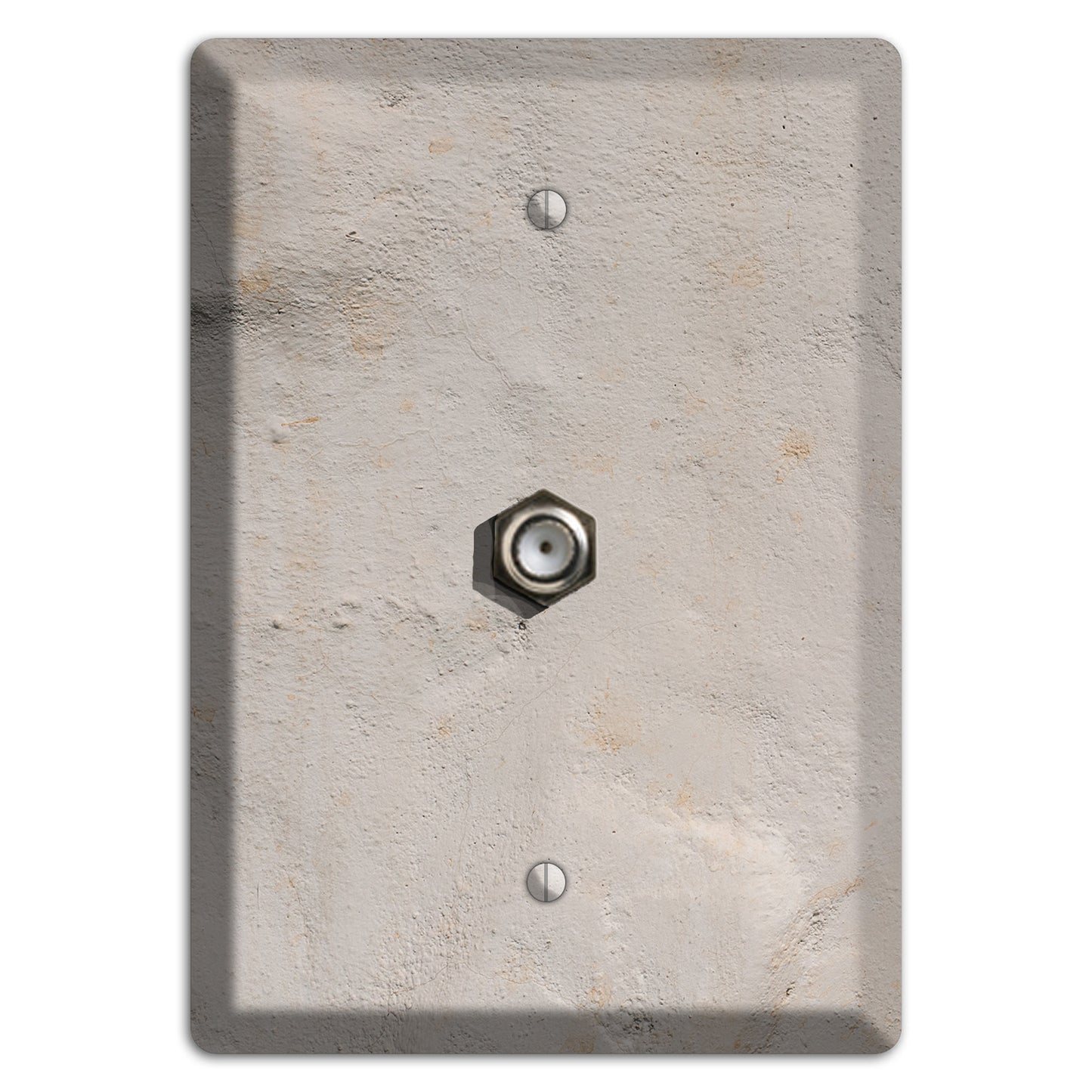 Trowled Concrete Cable Wallplate