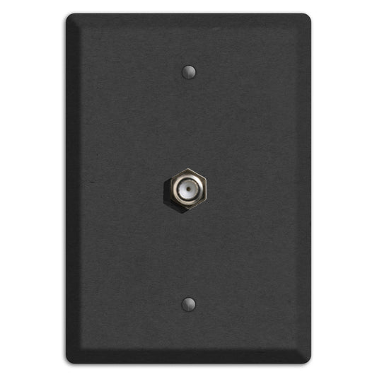 Charcoal Kraft Cable Wallplate