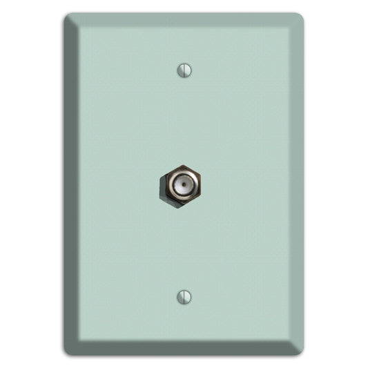 Sage with Tiny Dots Cable Wallplate