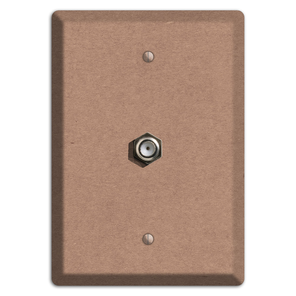 Pale Taupe Kraft Cable Wallplate