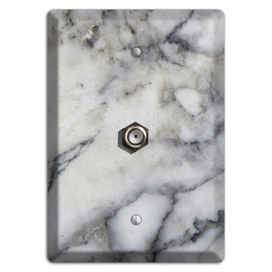Mid Gray Marble Cable Wallplate