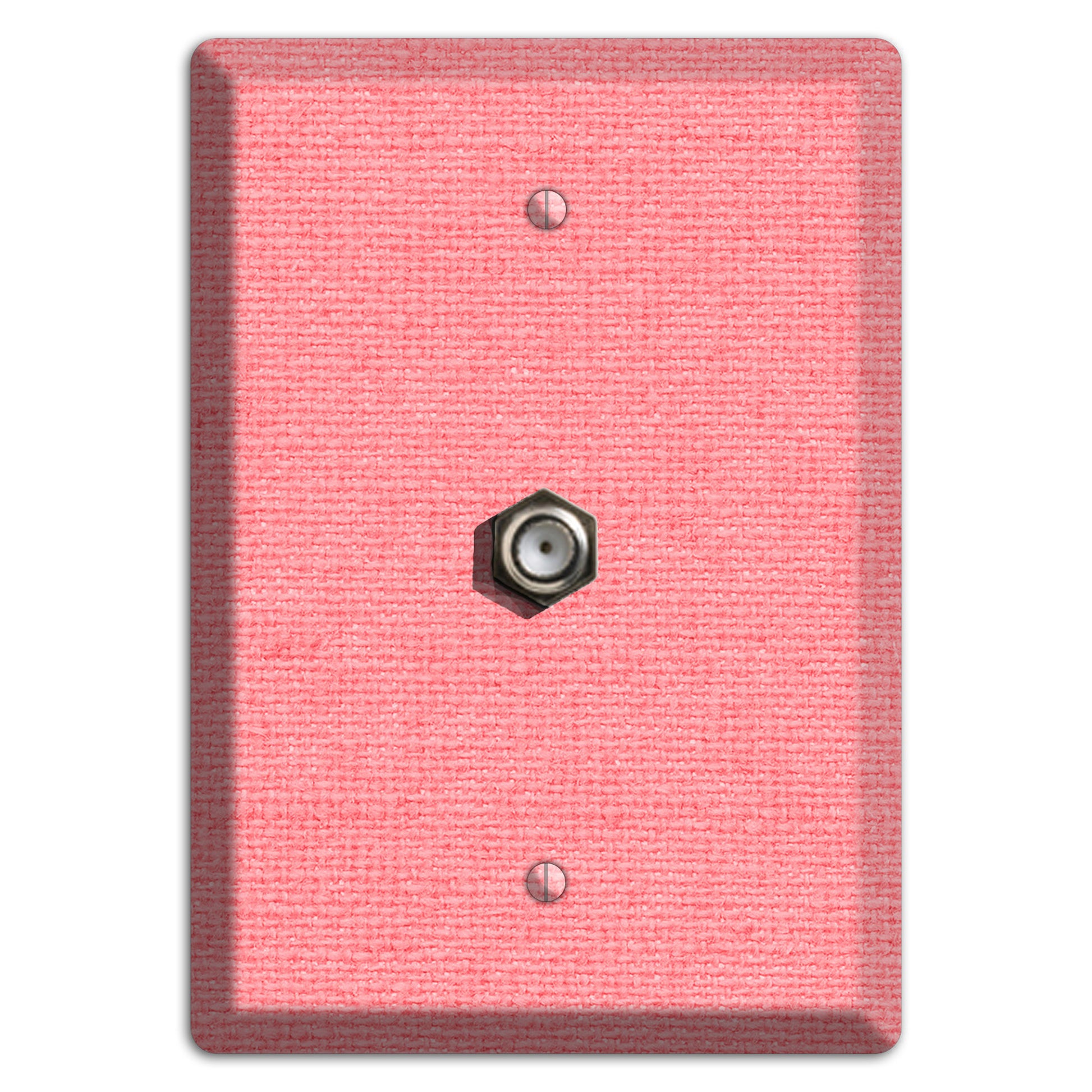 Sweet Pink Soft Coral Cable Wallplate