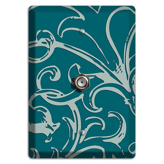 Victorian Teal Cable Wallplate