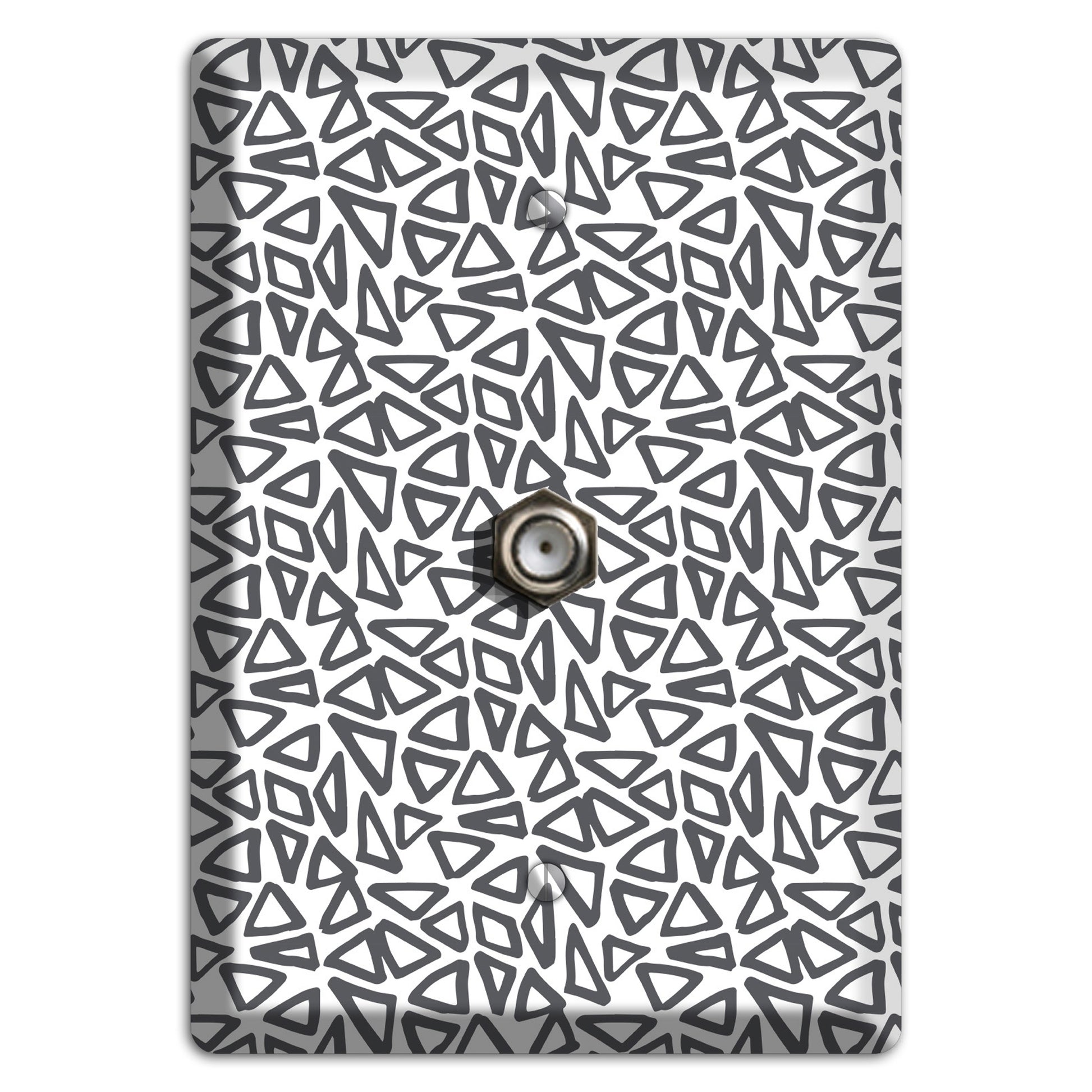 Abstract 3 Cable Wallplate