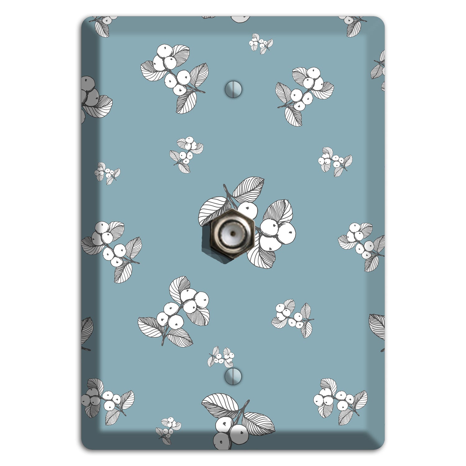 Wildlife Berry Bloom Cable Wallplate