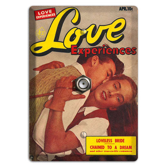 Love Experiences Vintage Comics Cable Wallplate