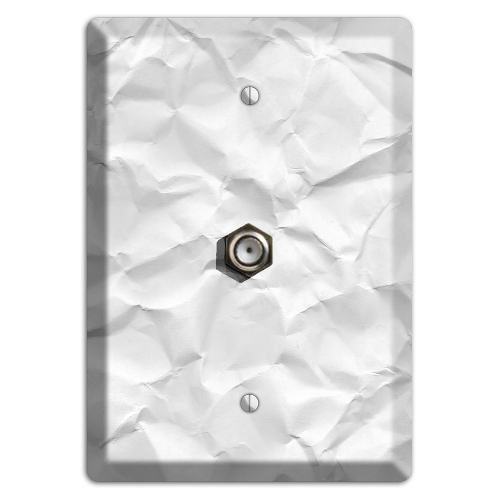Alto Crinkled Paper Cable Wallplate
