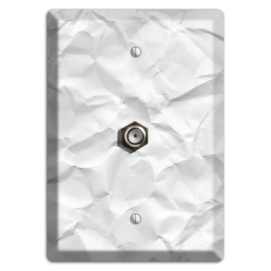 Alto Crinkled Paper Cable Wallplate