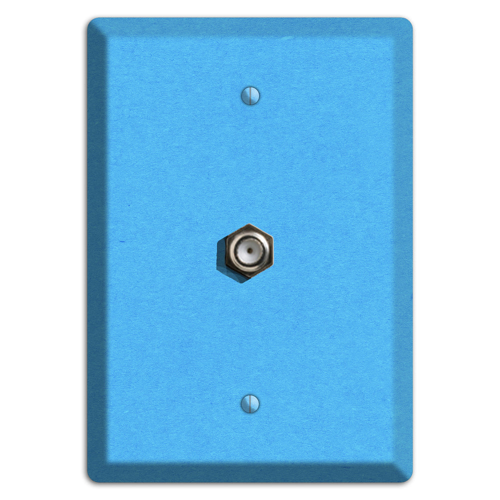 Maya Blue Kraft Cable Wallplate