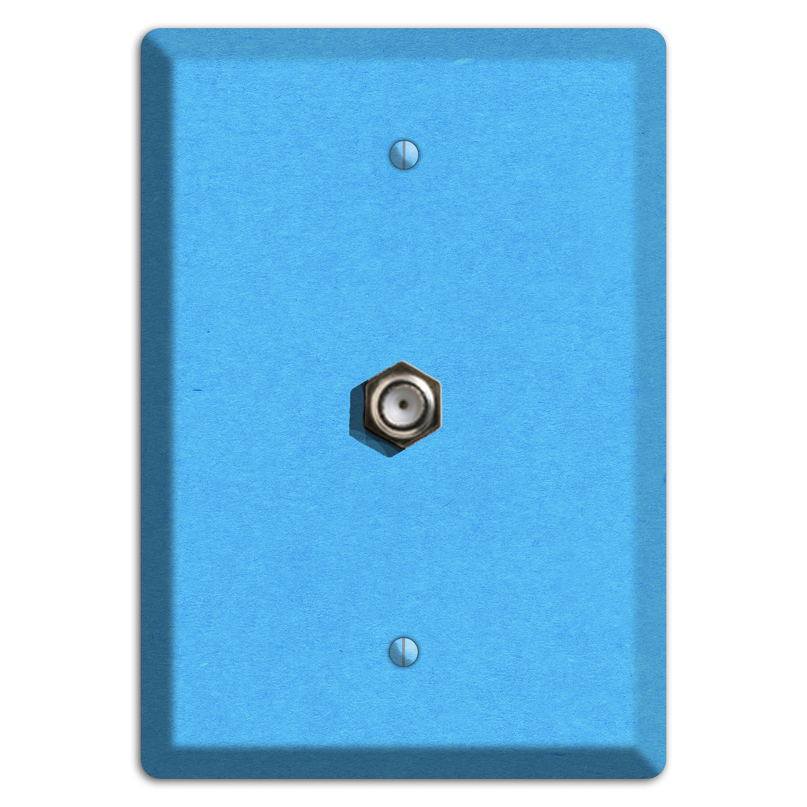 Maya Blue Kraft Cable Wallplate