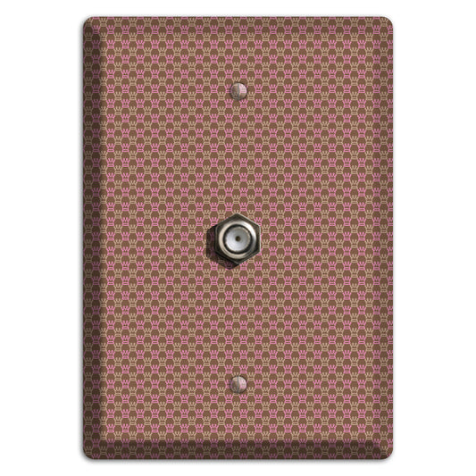 Brown Foulard Cable Wallplate