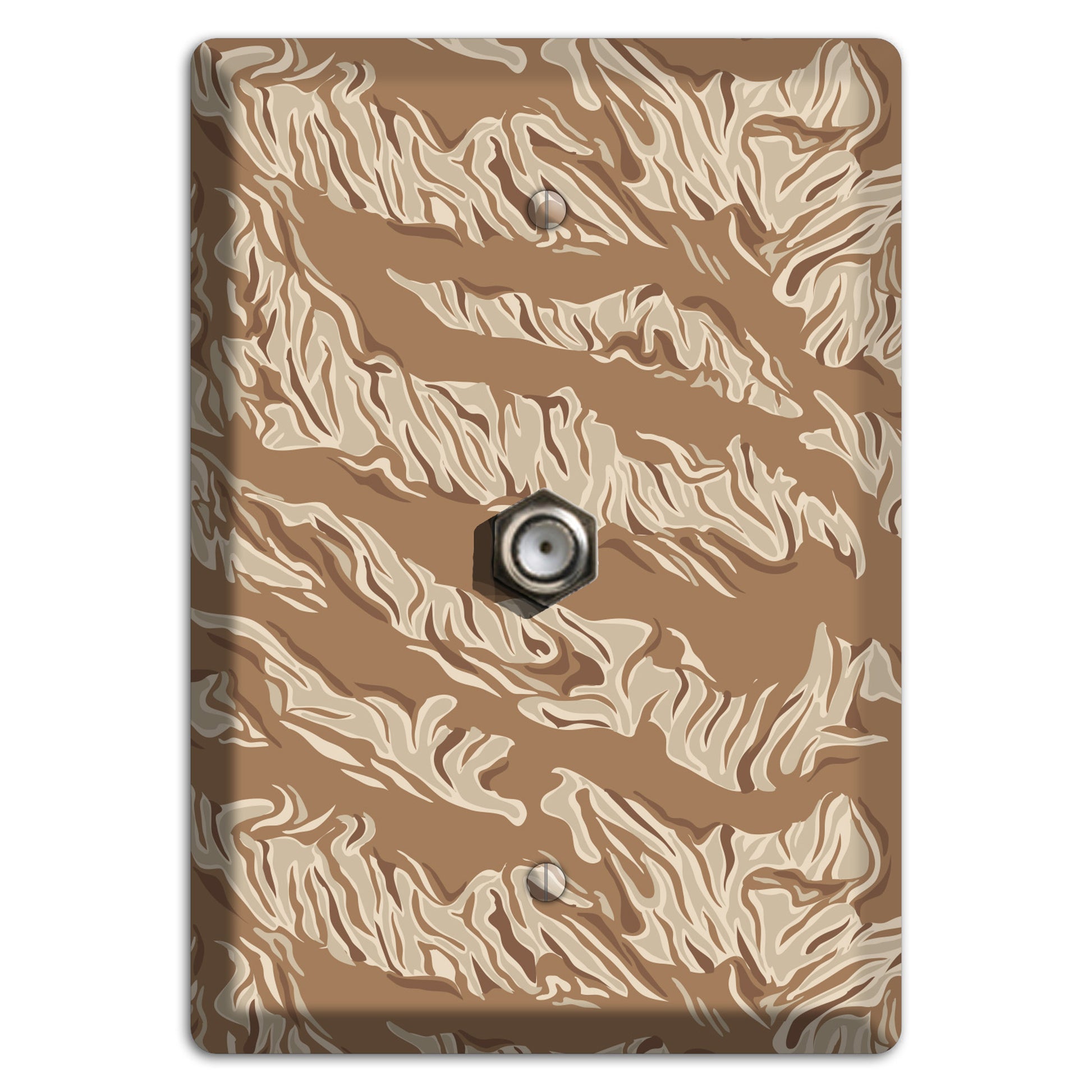 Desert Tiger Camo Cable Wallplate