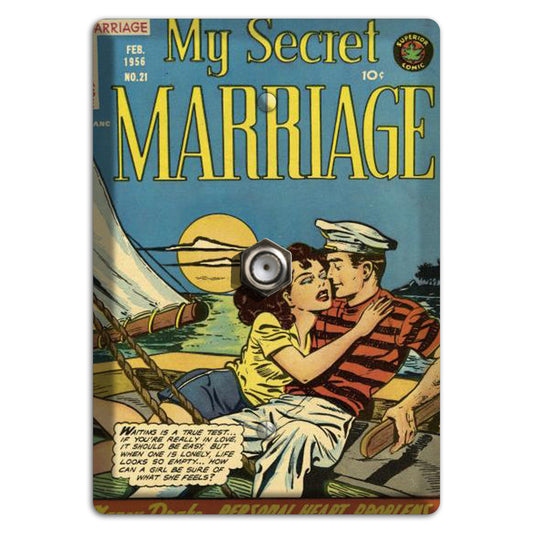 My Secret Marriage Vintage Comics Cable Wallplate