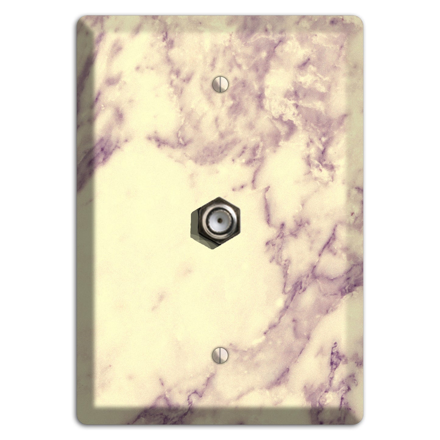 Champagne Marble Cable Wallplate